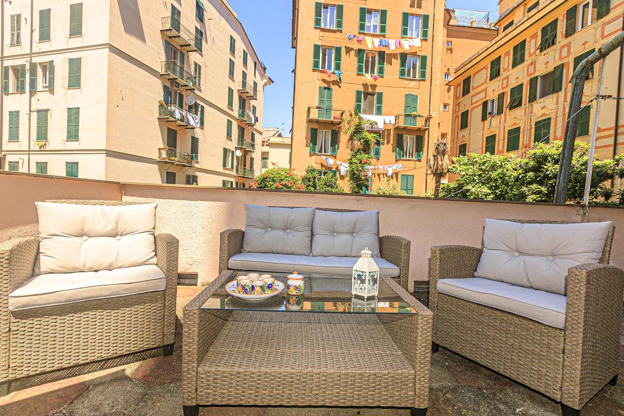 Sole, Terrazza, Centro Citta E Wi-Fi Veloce! Apartment Генуа Екстериор снимка